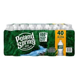 Poland spring 100% Natural Spring Water