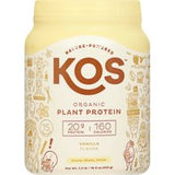 Kos Plant Protein, Organic, Vanilla Flavor 1.2 lb