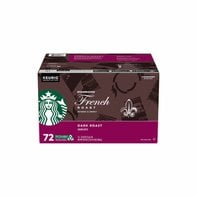 Starbucks French Roast Dark K-Cup Pods Ground Coffee