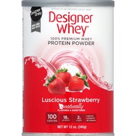 Designer Whey Protein Powder, Luscious Strawberry