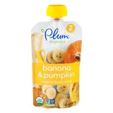 Plum Organics Banana & Pumpkin Baby Food 4 oz