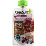 Sprout Baby Food, Organic, Apple Oatmeal Raisin with Cinnamon, 2 (6 Months & Up) 3.5 oz
