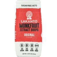 Lakanto Monkfruit Extract Drops, Original Flavor
