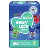 Pampers Easy Ups Training Underwear Boys Size 6 4T-5T