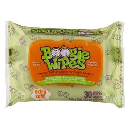 Boogie Wipes Saline Wipes, Fresh Scent