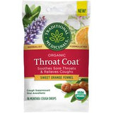 Traditional Medicinals Organic Throat Coat Sweet Orange Fennel Cough Drops