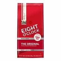 Eight O'Clock Coffee Medium Roast The Original 100% Arabica Whole Bean Coffee