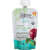 Nature's Promise Baby Food, Organic, Apple & Broccoli, 6+ Months 3.5 oz
