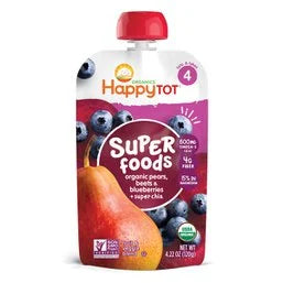 Happy Tot Pears, Beets, Blueberries 4.22 oz