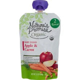 Nature's Promise Organic Apple & Carrot Baby Food 3.5 oz