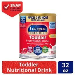 Enfagrow® Premium Toddler Nutritional Milk Drink, Natural Milk Flavor Powder Can 32 oz