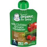 Gerber Organic for Baby Apple Zucchini Spinach Strawberry Baby Food 3.5 oz