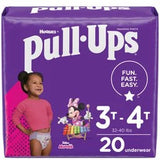 Pull-Ups Girls' Potty Training Pants Size 5, 3T-4T