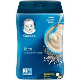 Gerber Single-Grain Rice Baby Cereal 16 oz