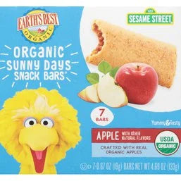 Earth's Best Organic Sunny Days Snack Bars, Apple