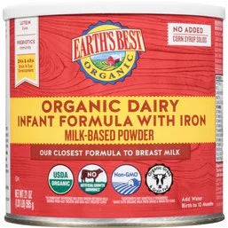Earth's Best Organic Dairy Infant Formula with Iron 23.2 oz