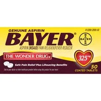 Bayer Aspirin, 325 mg, Coated Tablets