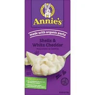 Annie's Macaroni & Cheese, Shells & White Cheddar