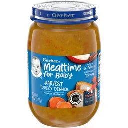 Gerber 3rd Foods Turkey Dinner Baby Food 6 oz