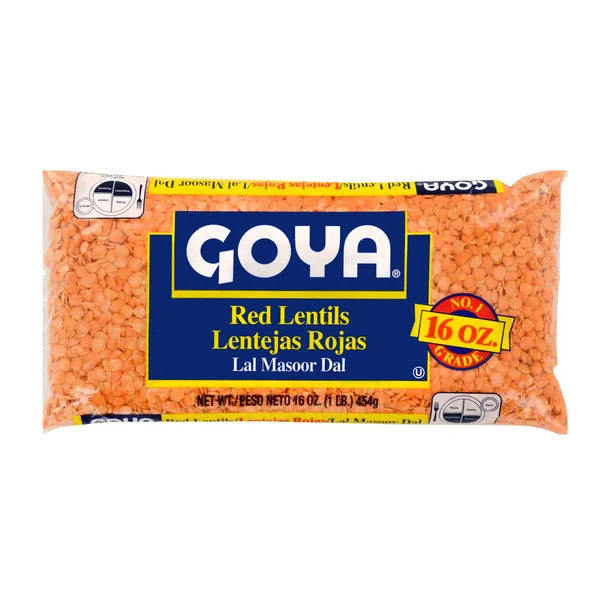 Goya Red Lentils, Dry