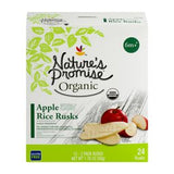 Nature's Promise Rice Rusks, Organic, Apple, 6 + Months