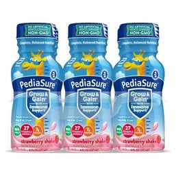 PediaSure Grow & Gain Strawberry Shake For Kids- 6 Ct