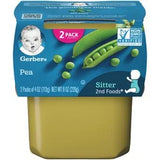 Gerber Pea Baby Food 2 x 4 oz