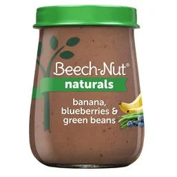 Beech-Nut Naturals Banana, Blueberry & Green Beans 4 oz