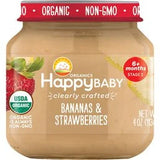 Happy Baby Bananas & Strawberries 4 oz