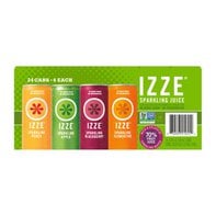 Izze Sparkling Juice, No Added Sugar, Peach, Apple, Blackberry, Clementine