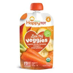 Happy Tot Carrots, Bananas, Mangos & Sweet Potatoes 4.22 oz