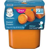 Gerber 2nd Foods Sweet Potato Baby Food Tubs 8oz
