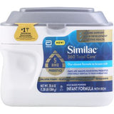 Similac Infant Formula with Iron, Milk-Based Powder 20.6 oz