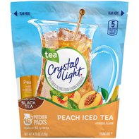 Crystal Light Peach Iced Tea Artificially Flavored Powdered Drink Mix