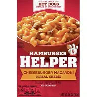 Hamburger Helper Pasta & Cheesy Sauce Mix, Cheeseburger Macaroni