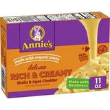 Annie's Deluxe Rich & Creamy Shells & Aged Cheddar Macaroni & Cheese Sauce