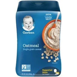 Gerber Oatmeal Single Grain Cereal 16 oz