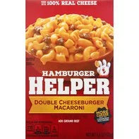 Hamburger Helper Macaroni, Double Cheeseburger