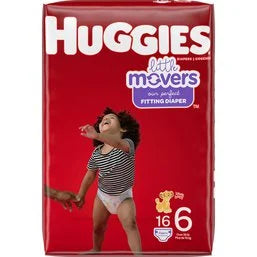 Huggies Baby Diapers, Size 6