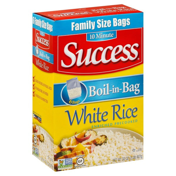 Success Family Size Boil-in-Bag Precooked White Rice