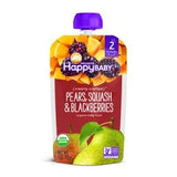 Happy Baby Pears, Squash & Blackberries 4 oz