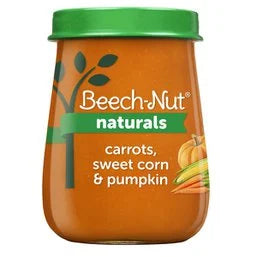 Beech-Nut Naturals Carrots, Sweet Corn & Pumpkin 4 oz