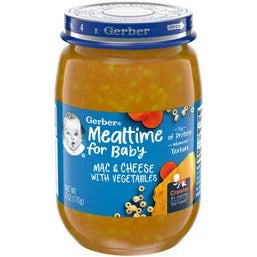 Gerber 3rd Foods Macaroni and Cheese Vegetable Baby Food 6 oz