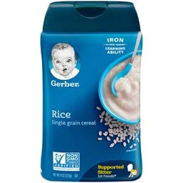 Gerber 1st Foods Single-Grain Rice Baby Cereal 8 oz