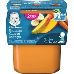 Gerber Banana Carrot Mango Baby Food 8oz