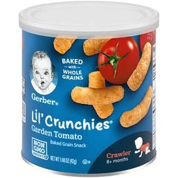 Gerber Lil' Crunchies Garden Tomato Baked Corn 1.48 oz