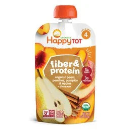 Happy Tot Pears, Peaches, Pumpkin & Apples 4 oz