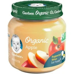 Gerber 1st Foods Organic Apple Baby Food 4 oz