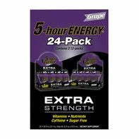 5-hour ENERGY Energy Shot, Extra Strength, Grape, 24-Pack