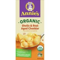 Annie's Macaroni & Cheese, Organic, Shells & Real Aged Cheddar
